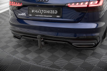 Audi A4 S-Line B9 Facelift 2019-2024 Bakre Splitter (Med Splitters) V.2 Maxton Design
